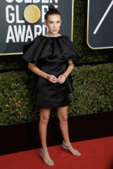 Millie Bobby Brown in Calvin Klein and Repossi jewelry